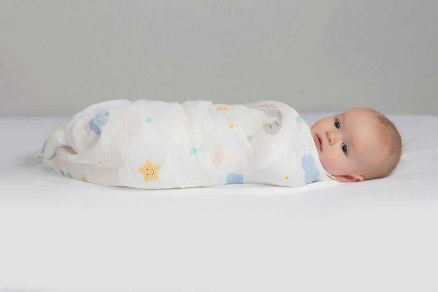 Lulujo - Large Muslin Swaddle - Dreamland