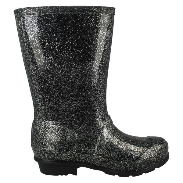 Pineapple Girls Pineapple Glitter Wellington Boots X1272
