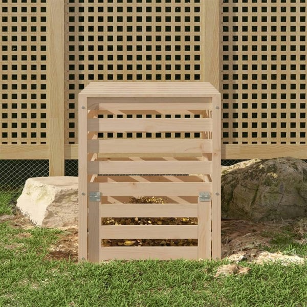 Berkfield Composter 63.5x63.5x77.5 cm Solid Wood Pine