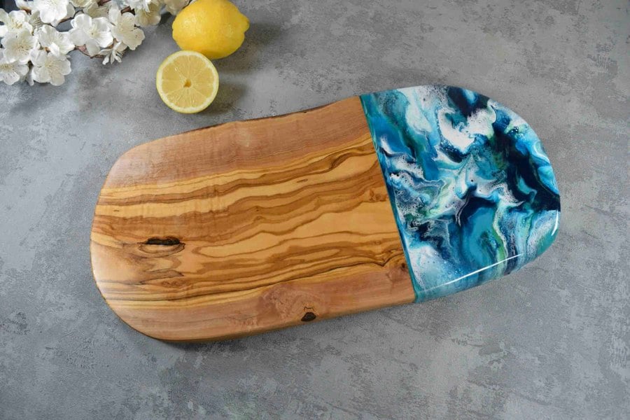 Chopping Board with Resin Art 40cm