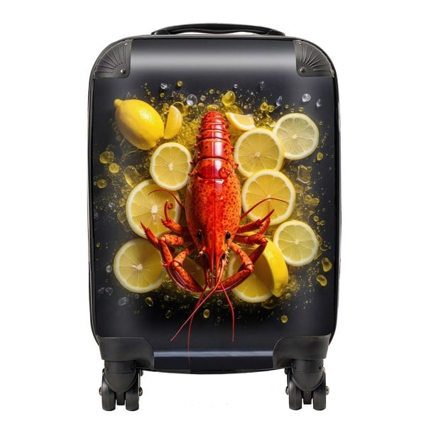 Warren Reed Lobster On Lemons Suitcase