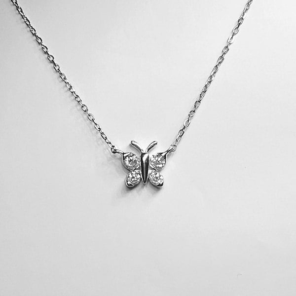 BLOOMTINE | Enchanting Flutterfly™ Sterling Silver Butterfly Necklace | The Perfect Gift Jewellery