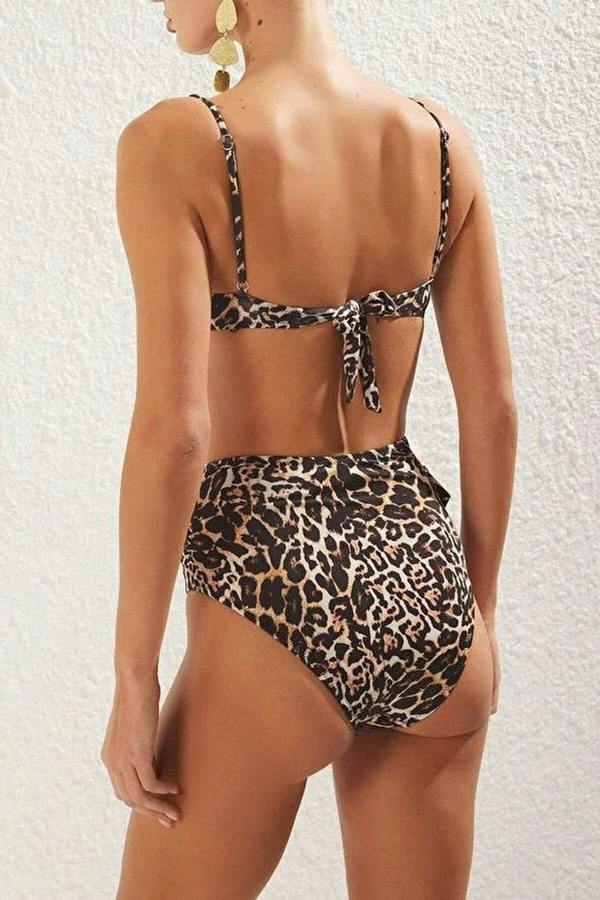WOVCOR Ethnic Patterned Balconette Padded Bikini Top