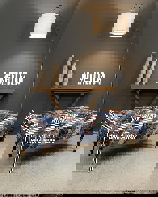 ISTOOLS Demask Upholstered Footstool Ottoman – Handmade Stylish Seating