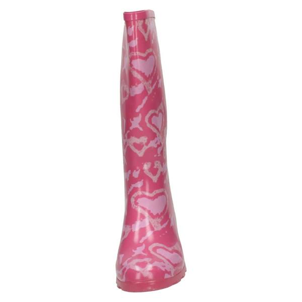 Spot On Girls Spot On Heart Design Wellington Boots X1034