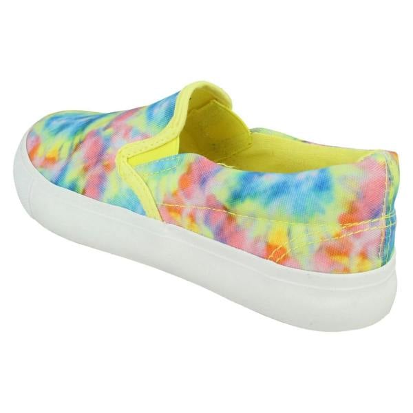 Spot On Girls Spot On Tie Dye Casual Pumps H2639