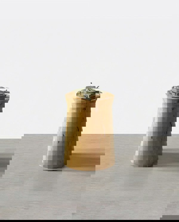 R16 Round Wooden Side Table, Oak-Weilai Concept