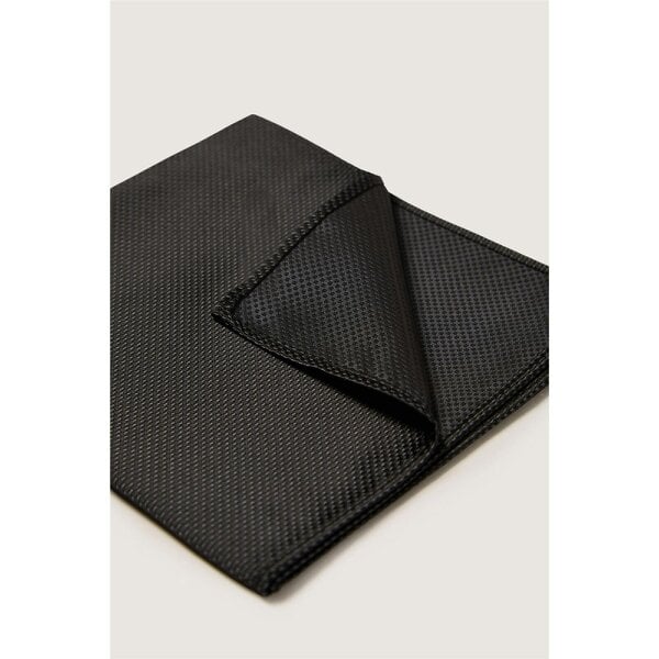 Antique Rogue Black Textured Pocket Square