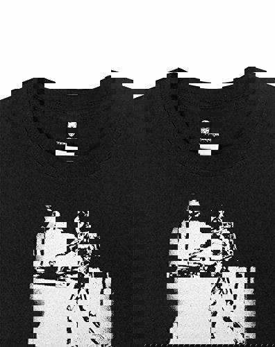 Terminator Mens Black Movie Graphic Print Short Sleeved T-Shirt