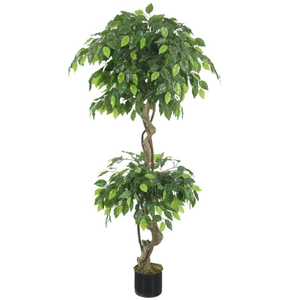 Leaf 150cm Artificial Twisted Ficus Tree