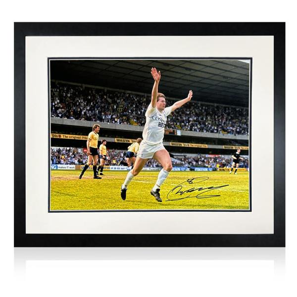 Chris Waddle Signed Tottenham Hotspur Signed Deluxe Mount Frame