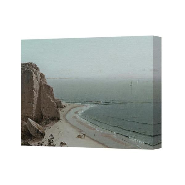 Benjamin Tate Design Coastal Seascape Canvas Wall Art Ocean Breeze Beach Scene