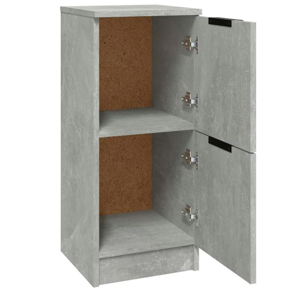 Berkfield Sideboards 2 pcs Concrete Grey 30x30x70 cm Engineered Wood