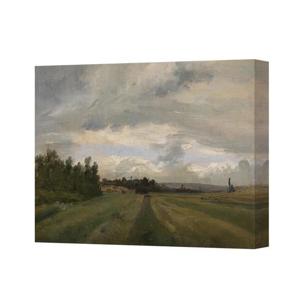 Benjamin Tate Design Contemporary Landscape Canvas Wall Art Print On Deep Wooden Gallery Frame