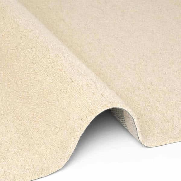 Wool Rug Knots Light Beige, Durable and Soft Pile rug, Heat insulting