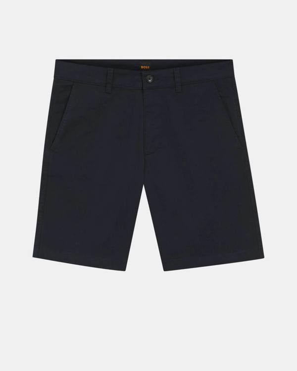 BOSS Orange Mens Slim Chino Shorts - Dark Blue 403