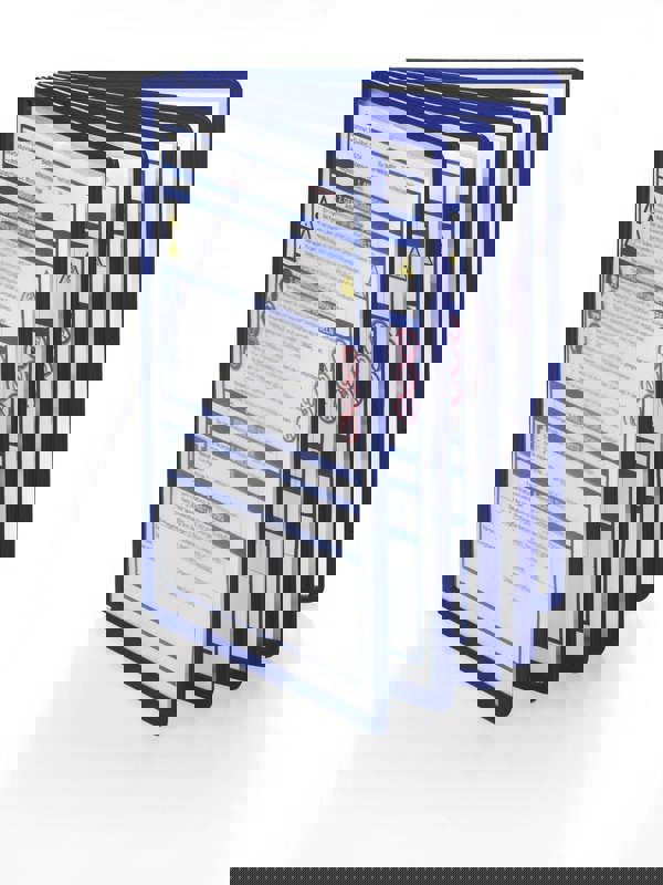 Durable SHERPA Replacement Display Panels | 5 Pack | A4 Blue