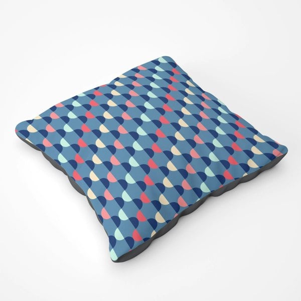 Warren Reed Geometric Pattern Floor Cushion