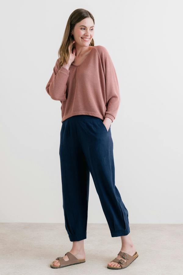Lily & Me Rewilding Batwing Jumper Soft Pink