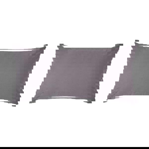 HOMESCAPES Crisp & Cool 200 TC Egyptian Cotton Percale Housewife Pillowcase, European Size