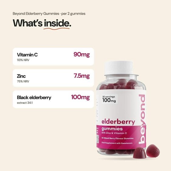 Beyond Shakers Elderberry Gummies