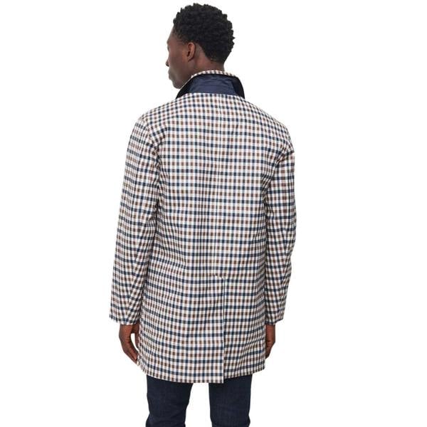 Aquascutum Active ARCHIVAL REVERSIBLE MID COAT AA_A005_JK003 BLUE NAVY Jacket Mens L