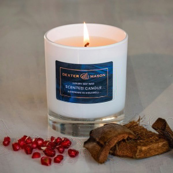 Dexter & Mason Black Pomegranate & Fig Candle