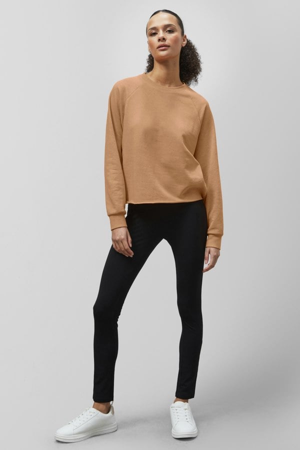 ENORSIA Raw Edge Sweatshirt