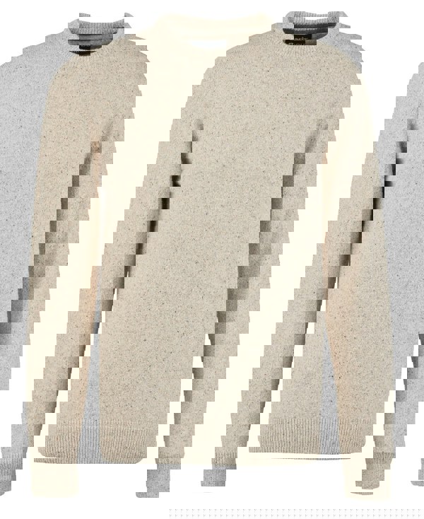 Barbour Tisbury Crew Neck Knitted Jumper - Stone