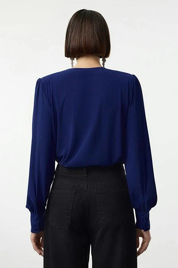 WOVCOR Wrapped Knit Bodysuit