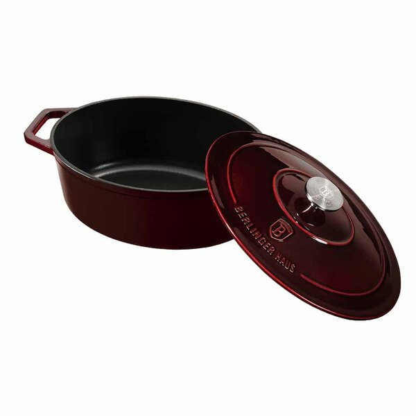 Berlinger Haus Casserole 30 cm Cast Iron Berlinger Haus BH-6499 Burgundy