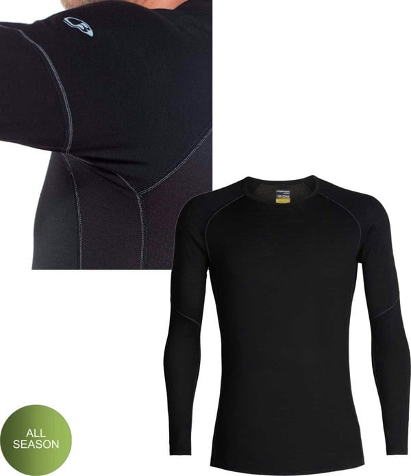 Icebreaker Men's BodyfitZONE 150 Long Sleeve Crew {IC-104347}