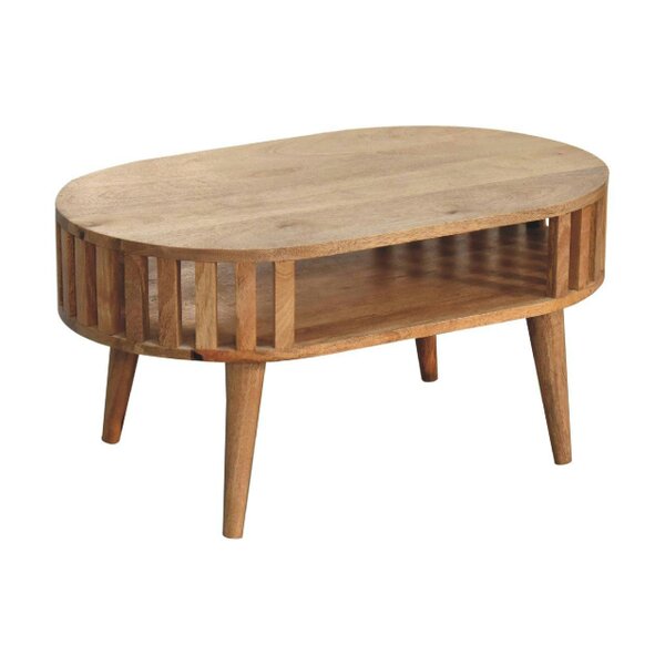 Wyld Haus Kaunakakai Slatted Mango Wood Coffee Table
