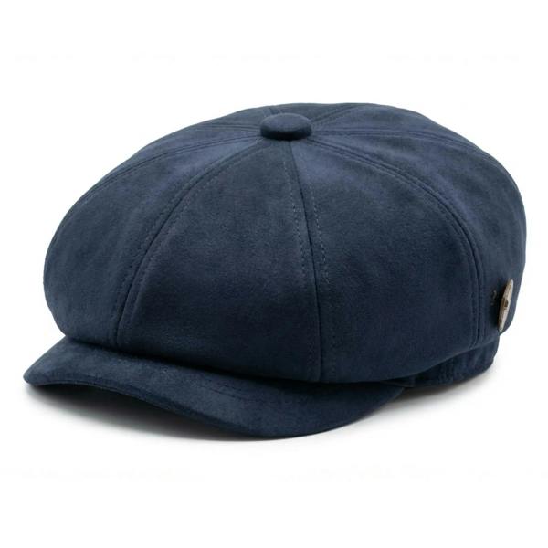 TruClothing Men's Suede Vintage 8-Panel Classic Gatsby Baker Boy Hat