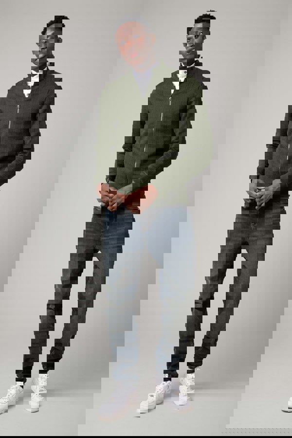 ENORSIA Mens Premium Texture Jersey Jacket