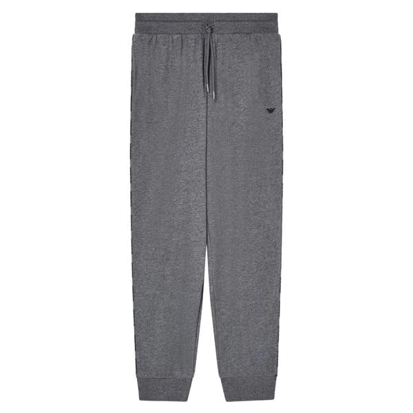 Emporio Armani EA7 Mens Fleece Relaxed Fit Joggers - Grey Melange - 