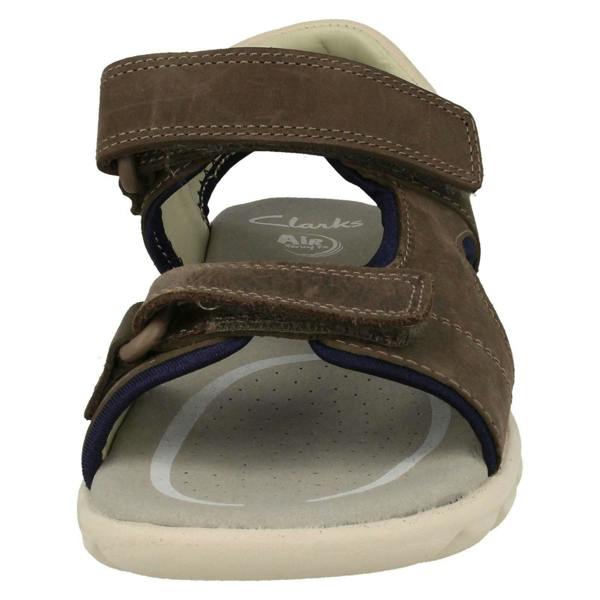 Clarks Boys Clarks Casual Strapped Sandals Rocco Wave