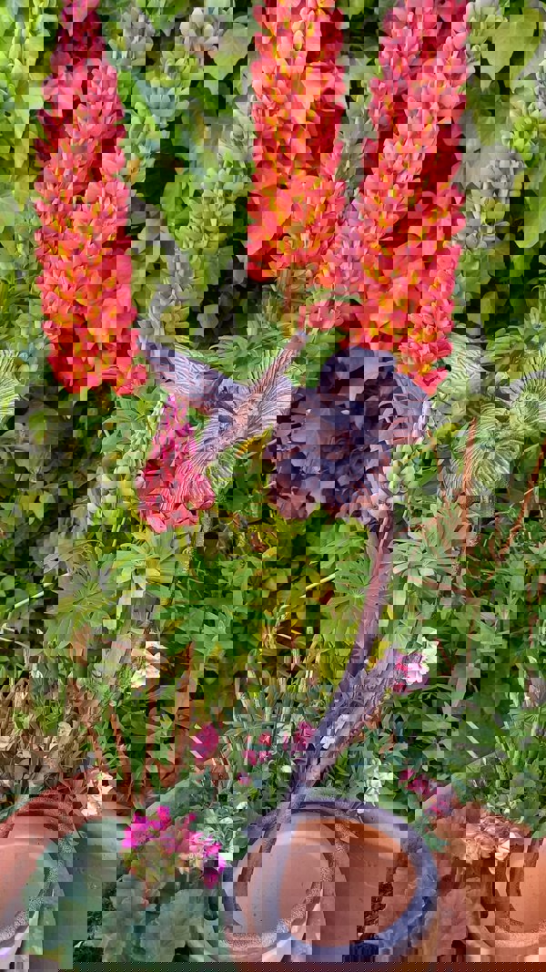 Inspirational Gifting Hummingbird Garden Sculpture Ornament Decor