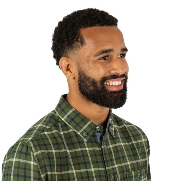 Trespass Mens Withnell Casual Button-Down Shirt - Green - 