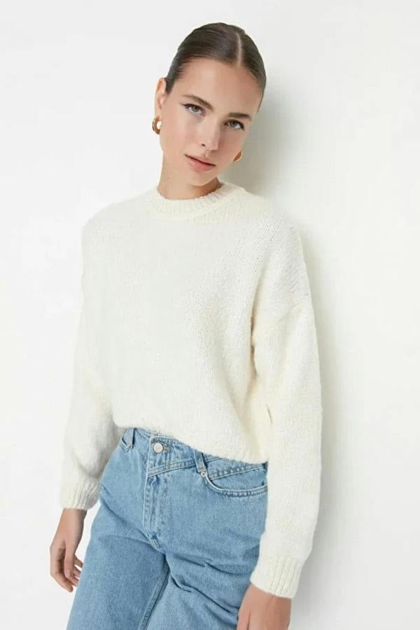 Hoxton Gal Wrap Knit Sweater
