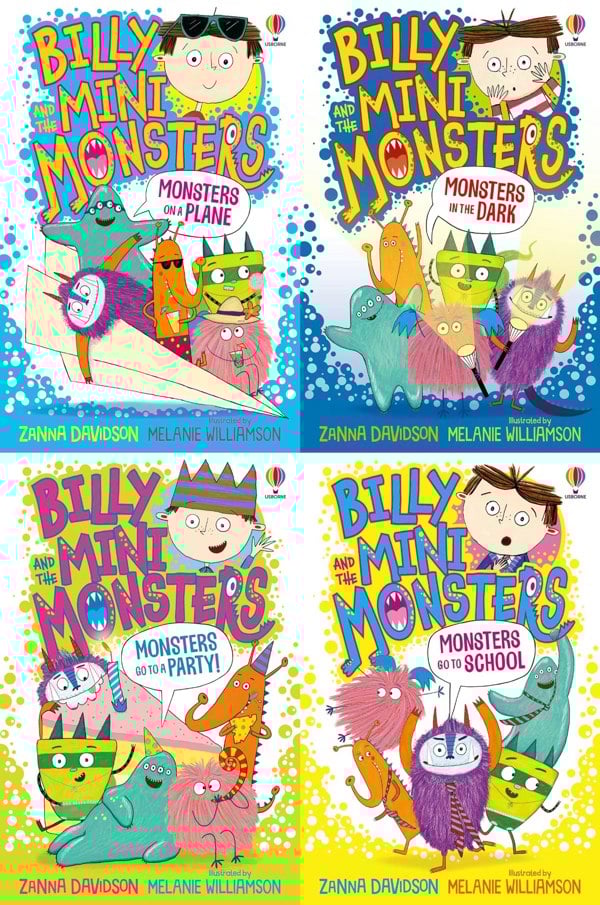 Billy and the Mini Monsters 4 Books Collection Set