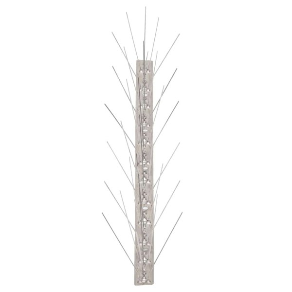Berkfield 5-row Stainless Steel Bird & Pigeon Spikes Set of 40 20 m
