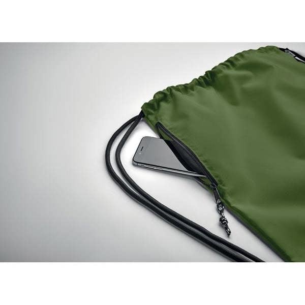MidOcean Night Large RPET Drawstring Bag - Army Green - 