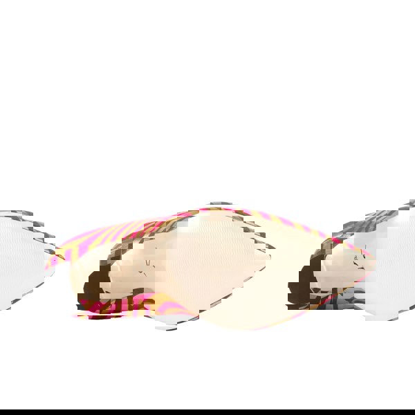 Embassy London Sophia Hollywood - Pink & Gold Stripes - Women’s gold foil zebra stripe Pointed Pump