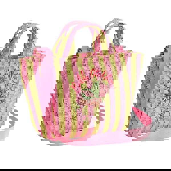 Cath Kidston Stripe Tote Bag - Pink/Green - 