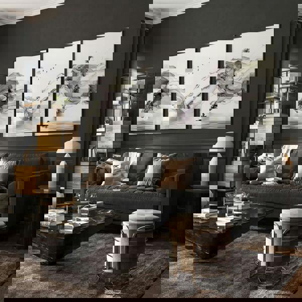 Framed Pictures For Living Room | Set of 3 wall art prints