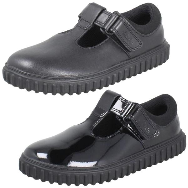 Clarks Girls Clarks Classic T-Bar School Shoes Cove Hope