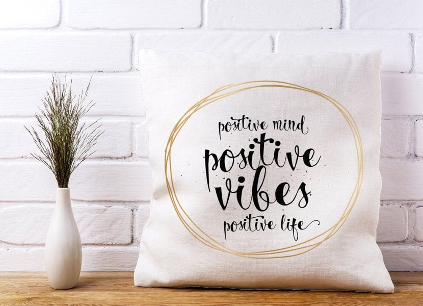 Warren Reed Positive Mind, Vibes, Life Cushions