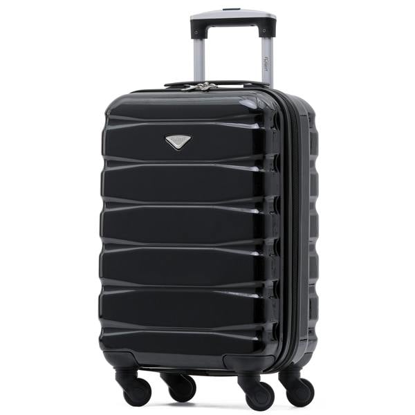 Flight Knight 55x35x20cm Cabin Carry Bag Hard Shell Suitcase 100+ Airline Approved