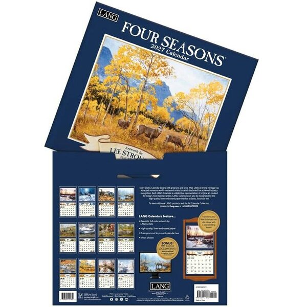 Seasons Four Seasons Deluxe Calendar 2027, Deluxe Calendars, Month To View, Natural World, Gift